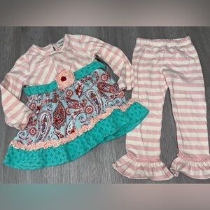 Kids Pink and Teal Matching Set